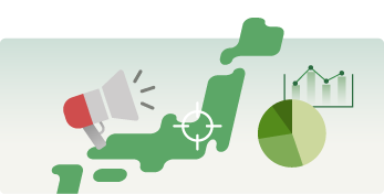 地域のマーケティング施策への活用 イメージ